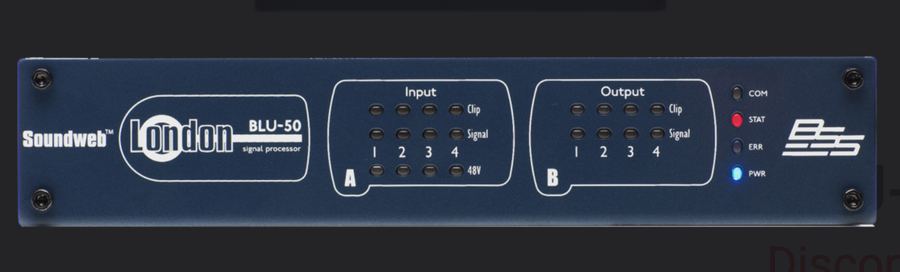 BSS BLU-50 Digital Signal Processor for hire