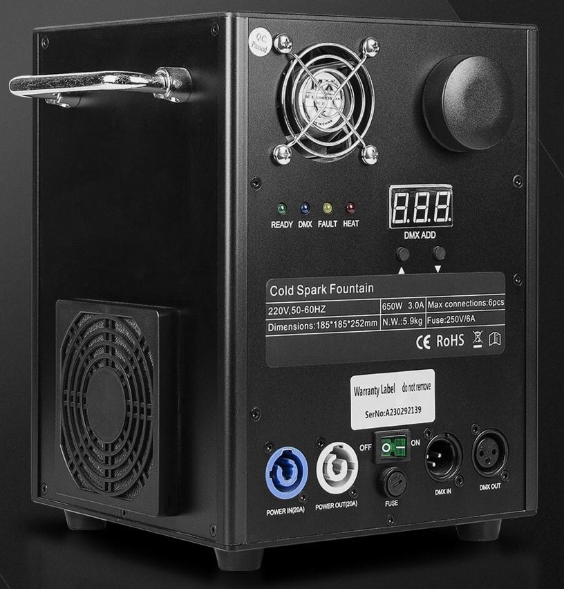 Marslite 650W Cold Spark Machine