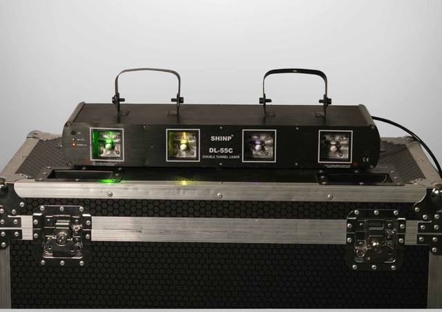 RGB Double Tunnel Laser for hire
